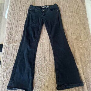Women's Black and Navy Jeans